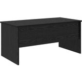 vidaXL Klubska miza Črni hrast 102 x 50,5 x 46,5 cm Konstruiran les | Shoptok.si