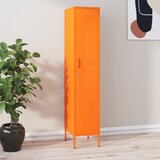 The Living Store Omara s ključavnico oranžna 35x46x180 cm jeklo - Omara S Ključavnico, (21435368) | Shoptok.si