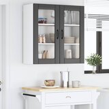 Zidni stakleni ormarić LUCCA Crna 80 x 31 x 80 cm | Eponuda.ba