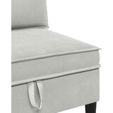  Set namještaja za dnevni boravak 4 pcs Svjetlosiva Tkanina | Eponuda.com