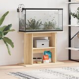 vidaXL Stojalo za akvarij sonoma hrast 80x35x60 cm inženirski les Cene