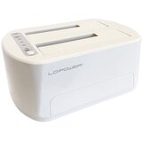 HDD DOCKING LC-DOCK-U3-VI USB3.2 2xSSD/HDD White, Display | ePonuda.com