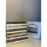 Tac Set posteljine Sidra, 160x220cm, Tamnosivo-beli | Eponuda.com