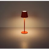 Globo 58488R-LED Dodirni prigušiva punjiva spoljna stona lampa VANNIE 3W/5V IP54 1800mAh crvena | Eponuda.com