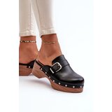 Boto FI1 Women's Slide Sandals with Buckle Black Seprilla | shoptok.hr