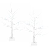  Božićno drvce breza Bijela 25 x 25 x 210 cm Plastika | shoptok.hr