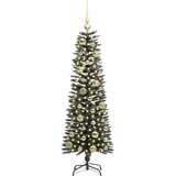 vidaXL Umestno božično drevo med 150 LED Zelena 40.5 x 40.5 x 120 cm | Shoptok.si