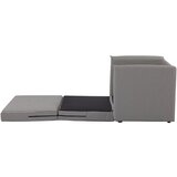 MID.YOU SPALNA ZOFA, črna, bela tekstil | Shoptok.si