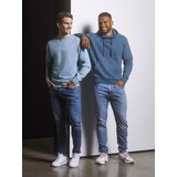 RUSSELL Blue men's sweatshirt Authentic cene