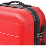  Trodijelni set čvrstih kovčega s kotačima crveni 45,5/55/66 cm | shoptok.hr