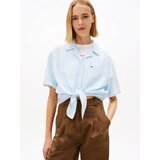 Tommy Jeans Bluza svetlo modra / bela | Shoptok.si