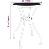  3-dijelni vrtni blagovaonski set od metala i mrežice antracit | shoptok.hr