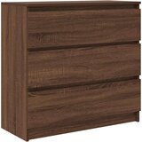  Komoda boja hrasta 80x35x76 cm konstruirano drvo | shoptok.hr
