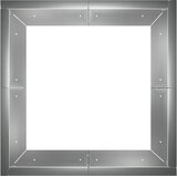  Zid za zadržavanje 4 kom. 100 x 100 x 50 cm Pocinčani čelik | shoptok.hr