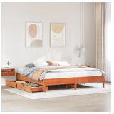 vidaXL okvir kreveta bez madraca voštano smeđi 180x200 cm od borovine | shoptok.hr