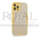  silikonska futrola sa okvirom i zvezdicama za iphone 12 / iphone 12 pro (6.1) zuta Cene