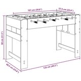  Fuzbal Stol Sonoma hrast 125 x 60 5 x 80 cm Konstruirano drvo | shoptok.hr