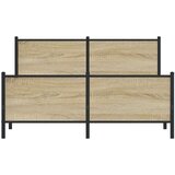 Metalni okvir kreveta s uzglavljem i podnožjem 137 x 190 cm | shoptok.hr