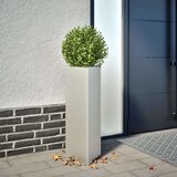 vidaXL Vrtne sadilice 2kom trokutasta 30x26x75cm od nehrđajućeg čelika | shoptok.hr