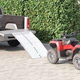  Ramp za invalidska kolica Srebrno 122 x 73 5 x 11 cm Aluminij | shoptok.hr