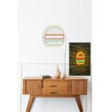 WALLXPERT zidna LED dekoracija Hamburger Multicolor | ePonuda.com