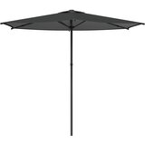  Vrtni suncobran 270 x 270 cm Poliester Pravokutni Antracit | Shoptok.si