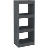 vidaXL knjižna omara za razdelitev prostora siva 40x30x103,5 cm | Shoptok.si