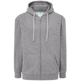 JHK Radna majica s kapuljačom i zatvaračem, siva, L | shoptok.hr