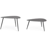 BIZZOTTO Jeklene vrtne mizice v kompletu 2 ks 73,5x77,5 cm Yvonne – | Shoptok.si
