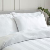 Catherine Lansfield Satenaste prevleke za vzglavnik v kompletu 4 ks 75x50 cm So Soft Satin Stripe – | Shoptok.si