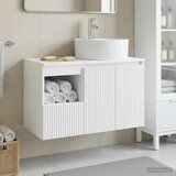  Set namještaja za kupaonicu 2 kom. Bijela Konstruirano drvo 49,5 x 44,5 x 82 cm | shoptok.hr
