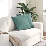 vidaXL Blazine za kavč 2 pcs Morsko zelena 45 x 45 cm Žametna tkanina | Shoptok.si