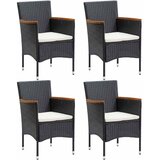  5-dijelni vrtni blagovaonski set crni | shoptok.hr