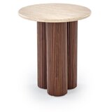 Halmar Konferencijski sto CALDO, prečnik 50 cm, braon/bež | Eponuda.com