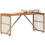  stol Prirodna 80 x 40 x 40 cm Čelik i Poli Ratan | Eponuda.ba