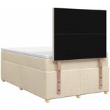  Boxspring krevet s madracem Krem 120 x 190 cm Tkanina | shoptok.hr