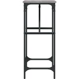 vidaXL Konzolni stol siva boja hrasta 75x32x75 cm konstruirano drvo | shoptok.hr
