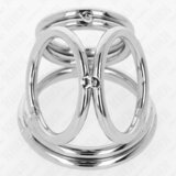 Kink trostruki kromirani metalni prsten za penis - Model 1 | shoptok.hr