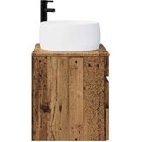  Umivaonik s policom za zid Staro drvo 49 x 44,5 x 66 cm | shoptok.hr