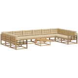  Set vanjskih sofa 11 kom. Bijela i bež | shoptok.hr