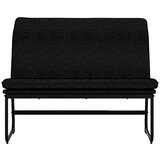  Klupa crna 100 x 75 x 76 cm od tkanine | Eponuda.com