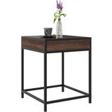  Stolić s beskonačnim LED svjetlima boja hrasta 40 x 40 x 51 cm | shoptok.hr
