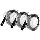 Dymo reliefni trak za graviranje , 9 mm, bela na črni, 3 kosi | Shoptok.si
