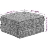  2-sedežni modularni puf kavč, pretvornik, svetlo siva tkanina, (22046026) | Shoptok.si