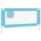 vidaXL sigurnosna ograda za dječji krevet plava 150 x 25 cm od tkanine | shoptok.hr