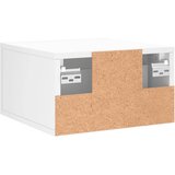  Zidni noćni ormarić bijeli 35 x 35 x 20 cm | shoptok.hr