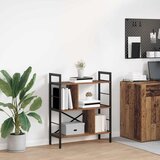vidaXL Polica Staro drvo 75 x 30 x 91 cm Konstruirano drvo | shoptok.hr