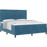 vidaXL Box spring krevet Tamno plava 180 x 200 cm tkanina | shoptok.hr