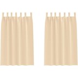  Zavjese za blackout s prstenovima 2 kom. Krem 175 x 140 cm | shoptok.hr