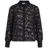 Vila Topi & Bluze Noos Flema New Shirt L/S - Black Črna Cene